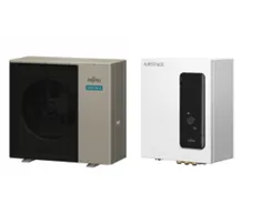 Fujitsu Waterstage Monobloc R32 1‑fazna toplotna črpalka 5 kW z kontrolno omarico