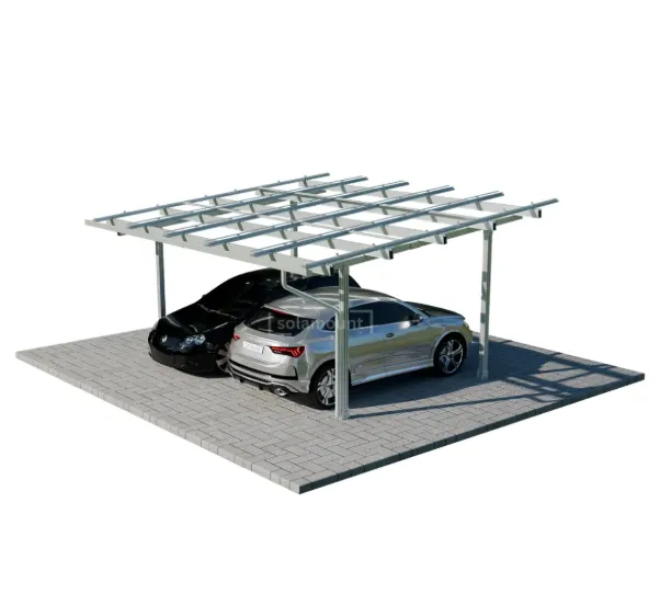 Solarni nadstrešek za 2- vozili (konstrukcija)